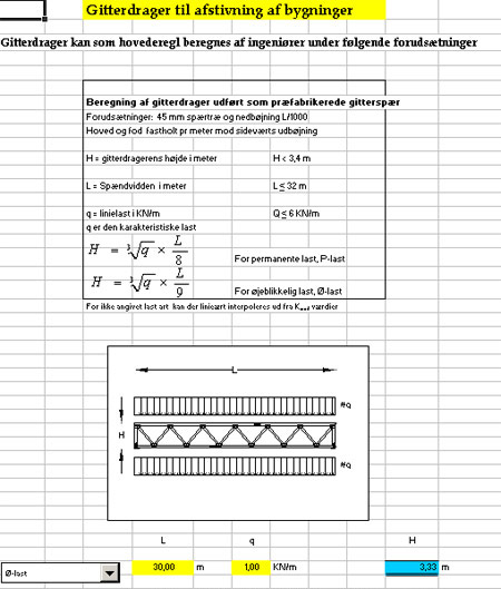 Download Excel-dokument til beregning af gitterdrager udfrt som prfabrikerede gitterspr (2,23 Mb)